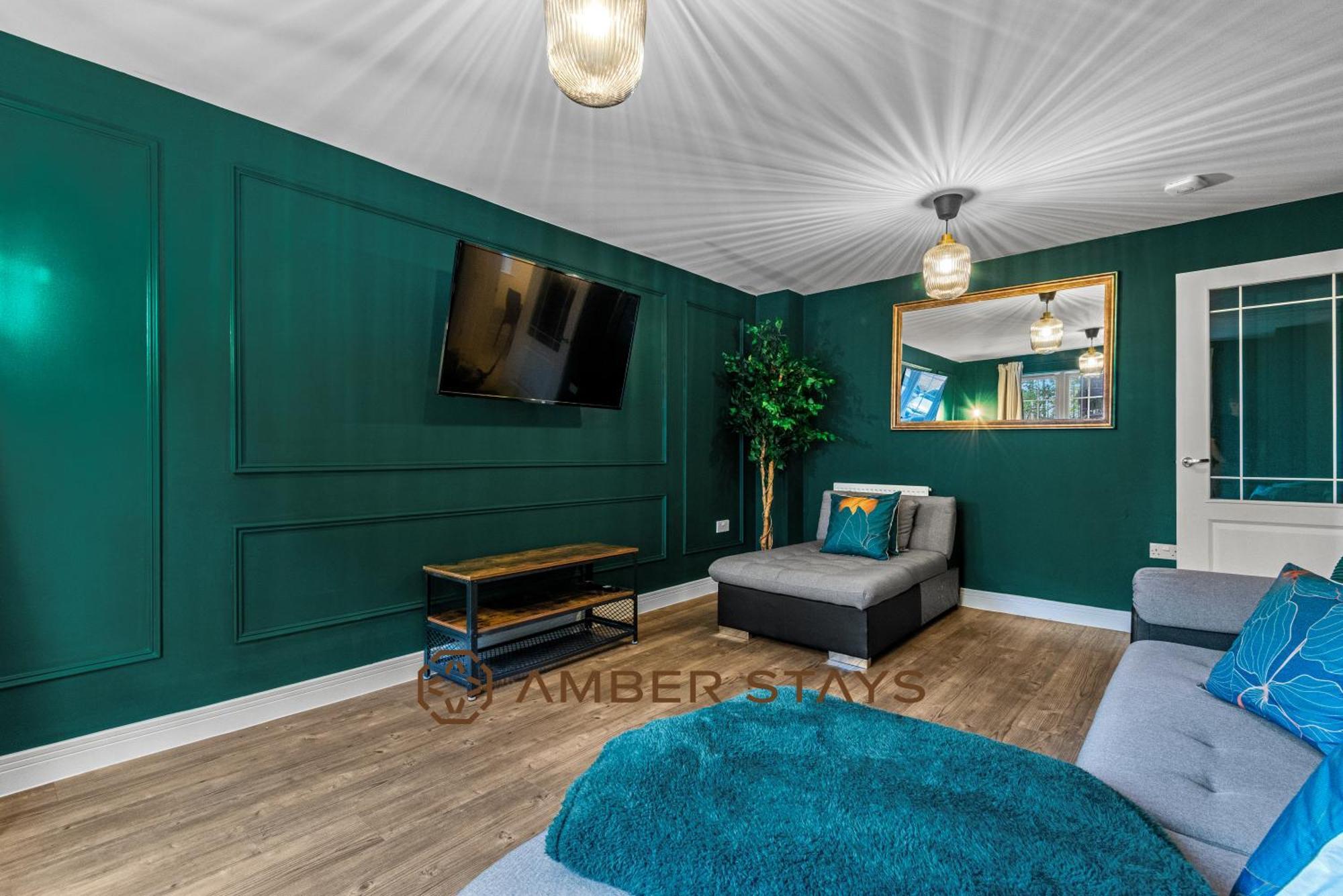 Spacious 5 Bed House In Reading By Amber Stays, Perfect For Business & Contractors, Sleeps 12! Esterno foto